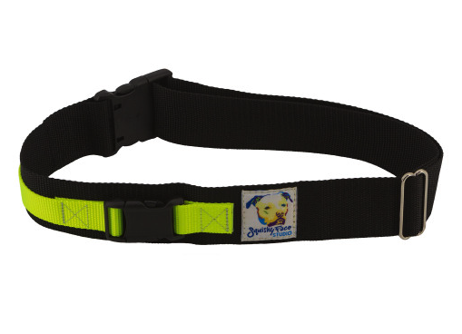 Hands Free Leash Belt Yellow Small 29"-42"